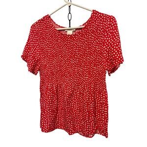 NEW Urban Romantics Size M Top Red White